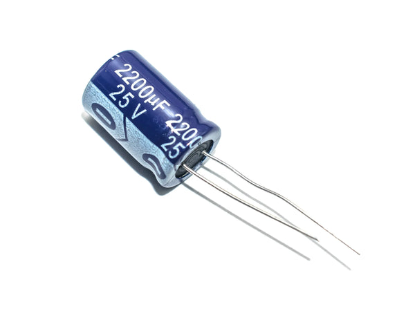 2200µF 25V Electrolytic Capacitor Miragegrove