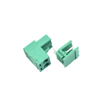 2 Pin Male and Female Pluggable Terminal Connector Right Angle Pitch 5.08mm