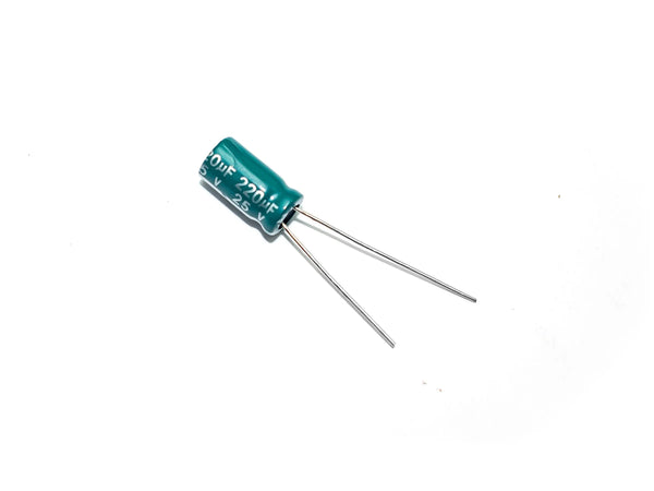 220µF 25V Electrolytic Capacitor Miragegrove