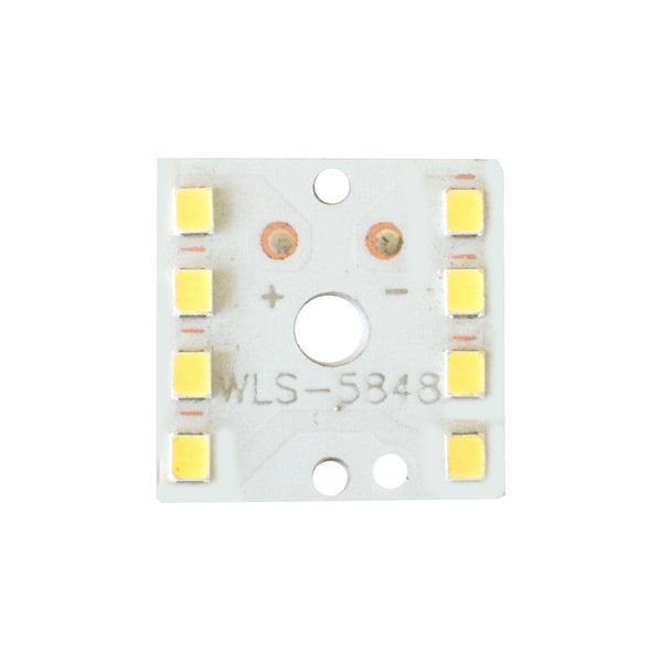 7W White 24mm x 25mm Metal Core LED PCB - MirageGrove