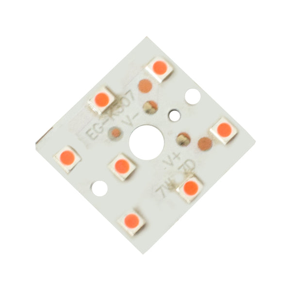 7W Red 24mmx25mm Metal Core LED PCB - MirageGrove