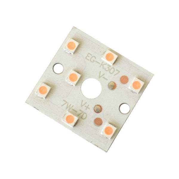 7W Pink 24mmx25mm Metal Core LED PCB - MirageGrove