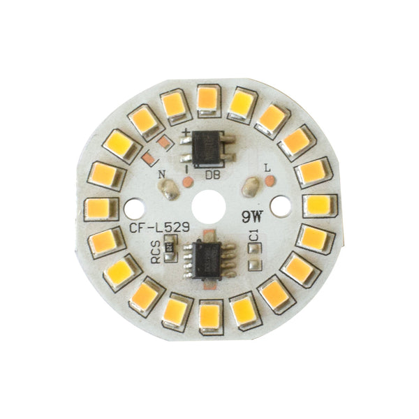 9W 220VAC Warm White 38mm DOB LED