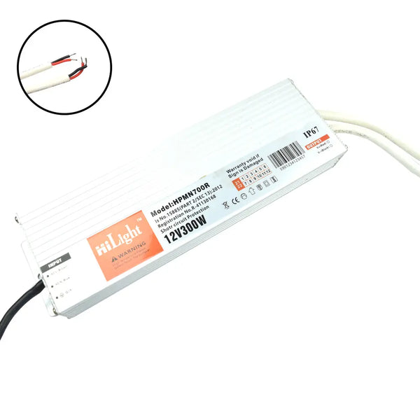 HiLight 12V 300W IP67 Water Proof Power Adaptor LED Driver Miragegrove