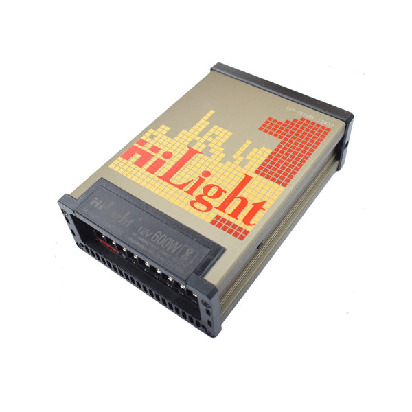 HiLight 12V 600W Rain Proof Power Supply for LED Drives