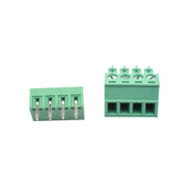 4 Pin Male and Female Pluggable Terminal Connector Right Angle Pitch 3.81mm