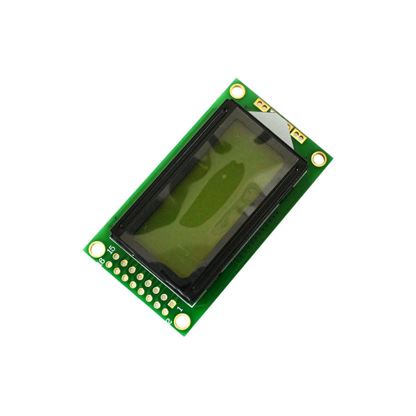 8 x 2 Character Yellow Backlight LCD Display