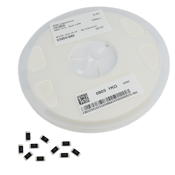 4.7k ohm (472) 5% SMD Resistor 0805 (Reel of 5000) - MirageGrove