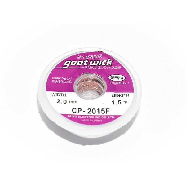 Goot® CP-2015F Width 2.0mm Lead Free ESD Safe Soldering-Wick