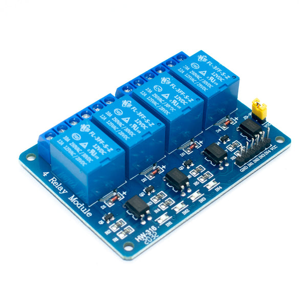 12V 4 Channel Relay Module with Optocoupler