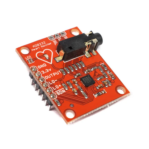 Heart Rate Monitor Kit with AD8232 ECG sensor module Miragegrove