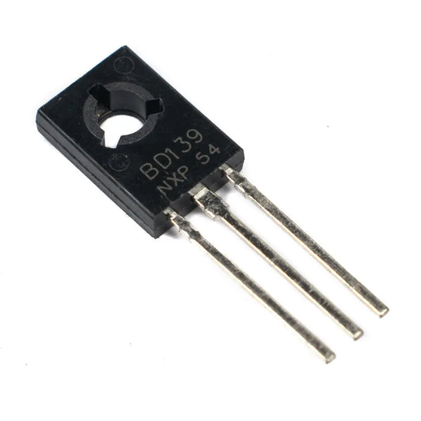 BD139 NPN Bipolar Medium Power Transistor (BJT) 80V 1.5A TO-126 Package - MirageGrove