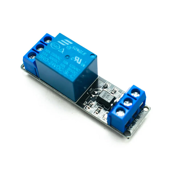 24V 10A Single Channel Relay Module with Optocoupler Miragegrove