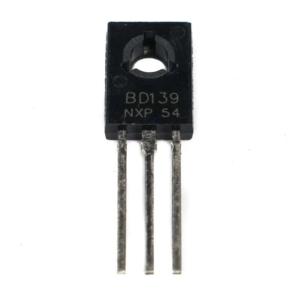 BD139 NPN Bipolar Medium Power Transistor (BJT) 80V 1.5A TO-126 Package - MirageGrove