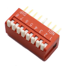 8 Way DIP SPST Switch Right Angle (Piano Type) Miragegrove