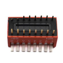 8 Way DIP SPST Switch Right Angle (Piano Type) Miragegrove