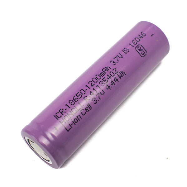 1200mAh ICR18650 3.7V Lithium-Ion Battery.