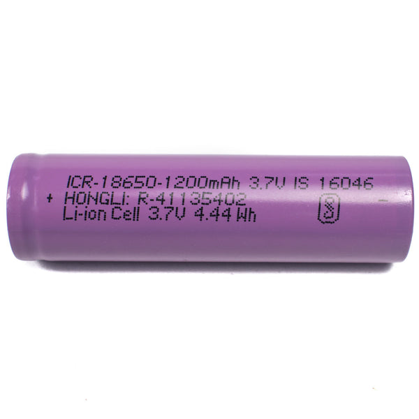 1200mAh ICR18650 3.7V Lithium-Ion Battery.