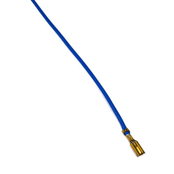 3.5mm Crimp Terminal Female Spade Connector Cable with Locking Tab (Blue) - MirageGrove