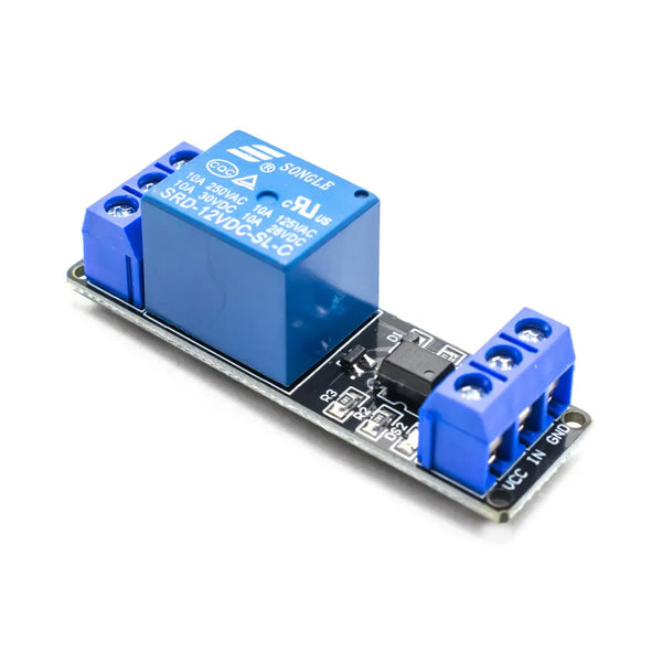 12V 10A Single Channel Relay Module with Optocoupler Miragegrove