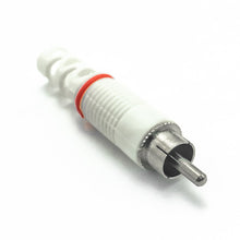 RCA Plug Solder Connector Male (White)