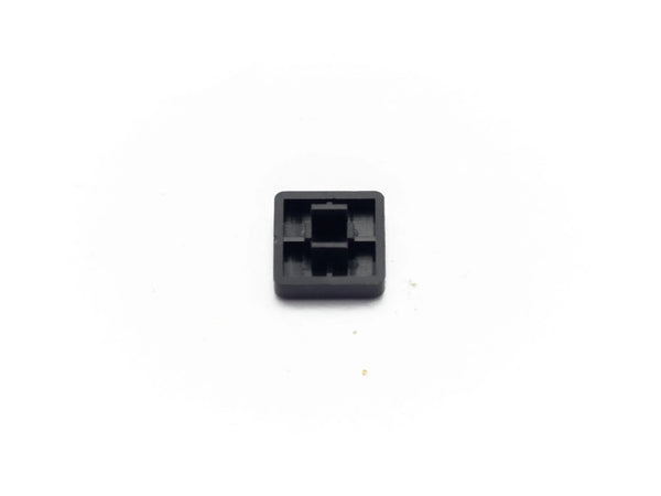 Black Square Cap for 12x12mm Tactile Push Button Miragegrove