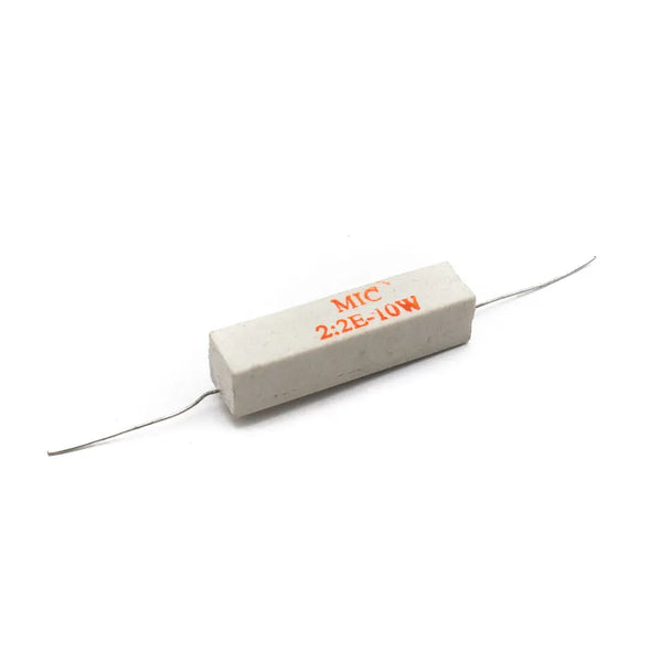 2.2 Ohm 10 Watt Ceramic Cement Power Resistor Miragegrove