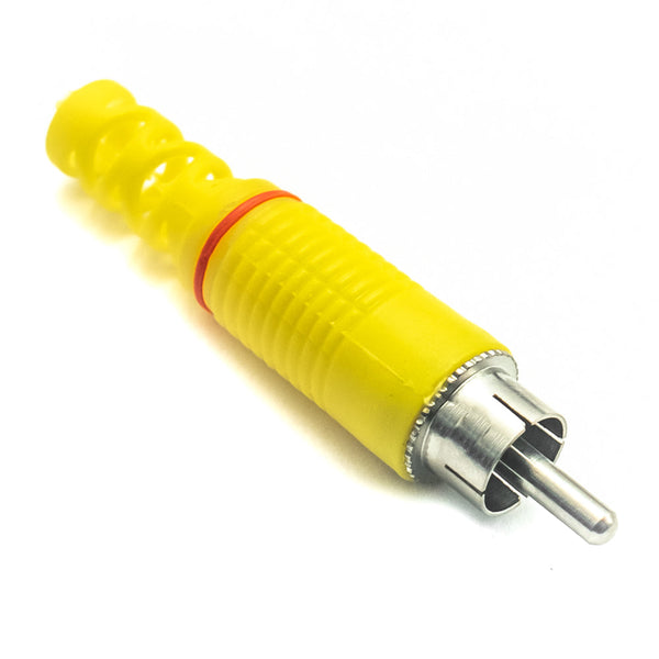 RCA Plug Solder Connector Male (Yellow)