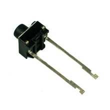 6x6x6mm Tactile Push Button Switch Long Leg 14mm (Black) Miragegrove