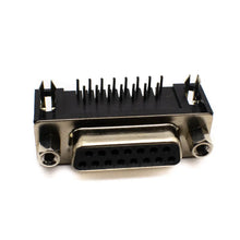 DB15 VGA Female Connector - 15 Pin Right Angle Miragegrove