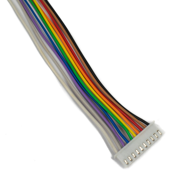 10 Pin JST Cable Connector Female - 2.54mm Pitch - MirageGrove