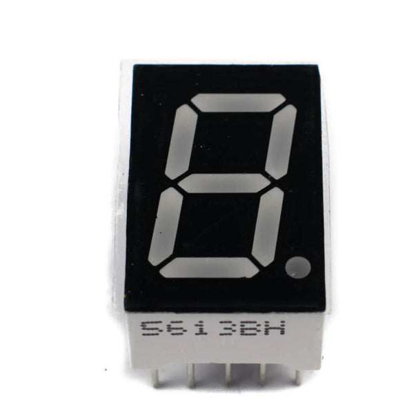 0.56 Inch Single Digit Seven Segment Display (Common Cathode) Miragegrove