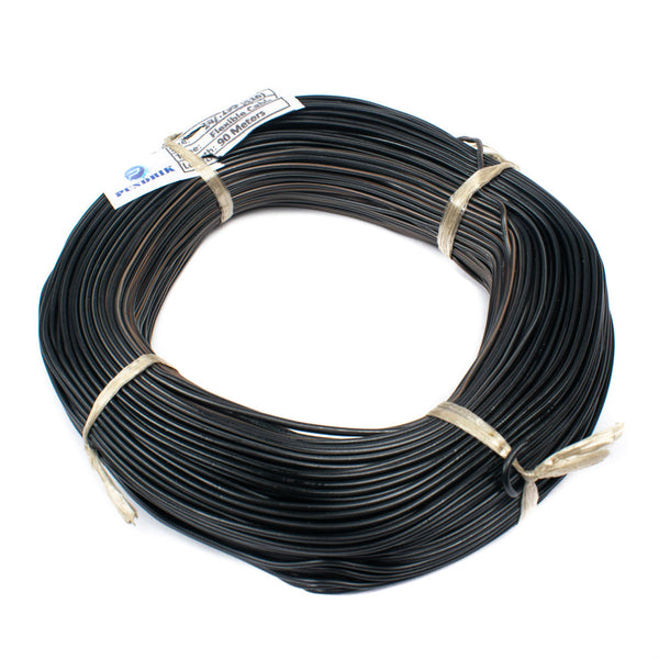 21 AWG Multi Strand Wire - 14/0.193mm (Black) 90 Meter - MirageGrove