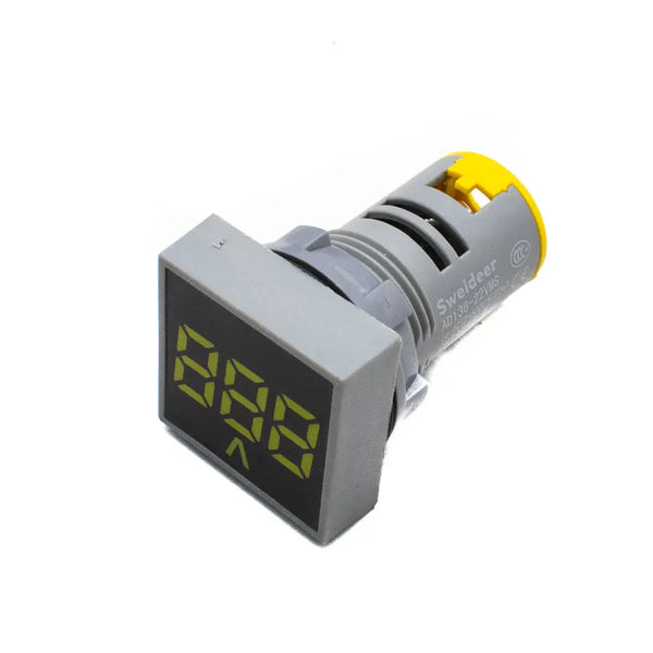 Sweideer AD136-22VMS Square Voltmeter Signal Lamp (Yellow) Miragegrove