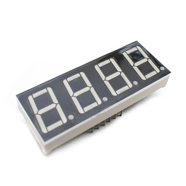 0.56 inch 4 Digit Seven Segment Display- Red (Common Cathode) 12 Pin Miragegrove