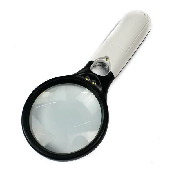 Big Magnifier LED Powered (4X, 80 MM Lens, High Lumen) Miragegrove