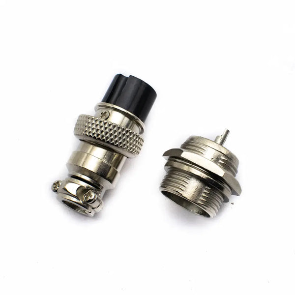 2 Pin GX-16 Aviation Connector Plug Male to Female Pair Miragegrove