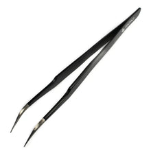 Curved Stainless Steel Tweezer (Black) - MirageGrove