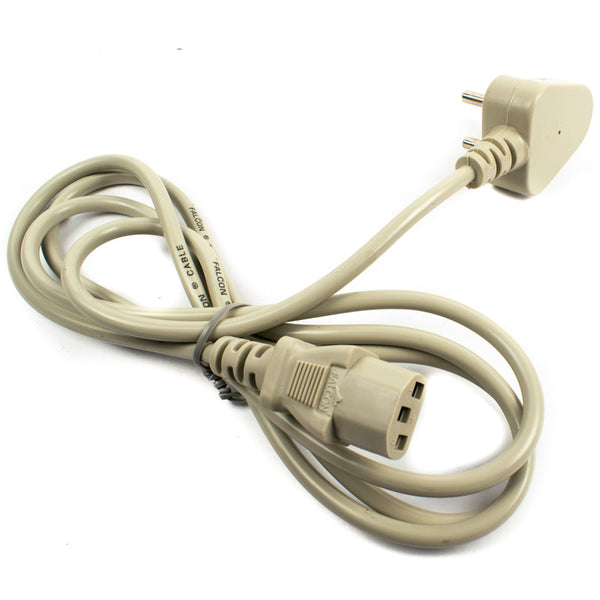 Falcon 14/38 3 Core 6A 250V C13 Power Cord For Computer  (3.0 Meter) - MirageGrove