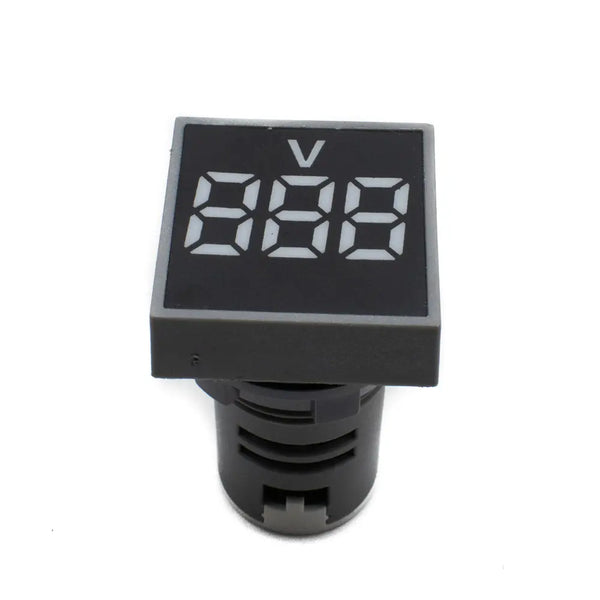 Sweideer AD136-22VMS Square Voltmeter Signal Lamp (White) Miragegrove