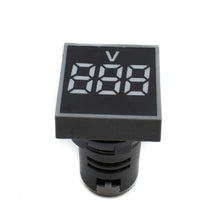 Sweideer AD136-22VMS Square Voltmeter Signal Lamp (White) Miragegrove