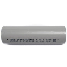 2600mAh 18650 3.7V Lithium-ion Battery.