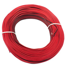 24 AWG Multi Strand 2 Wire Ribbon Cable 90 Meter (Red & Black) 14/0.143mm - MirageGrove