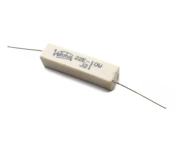 22 ohm 10W Ceramic Cement Resistor (Pkt of 25 pieces) Miragegrove