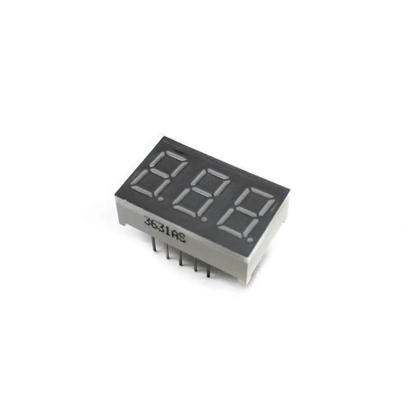 0.36 inch 3 Digit Seven Segment Display-Red (Common Anode) Miragegrove