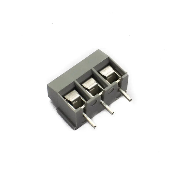 3 Pin PCB Terminal Block 5mm Pitch 10A Rating YX126 (Grey) Miragegrove