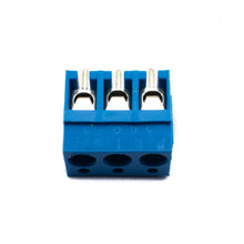 3 Pin Screw Type PCB Terminal Block - 5mm Pitch Blue (Prime 500) Miragegrove