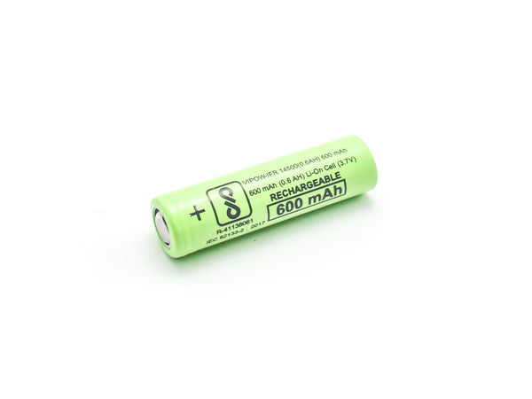 3.7V 600mAh 14500 Lithium-Ion Battery