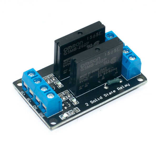 2 Channel 5V Solid State Relay Module