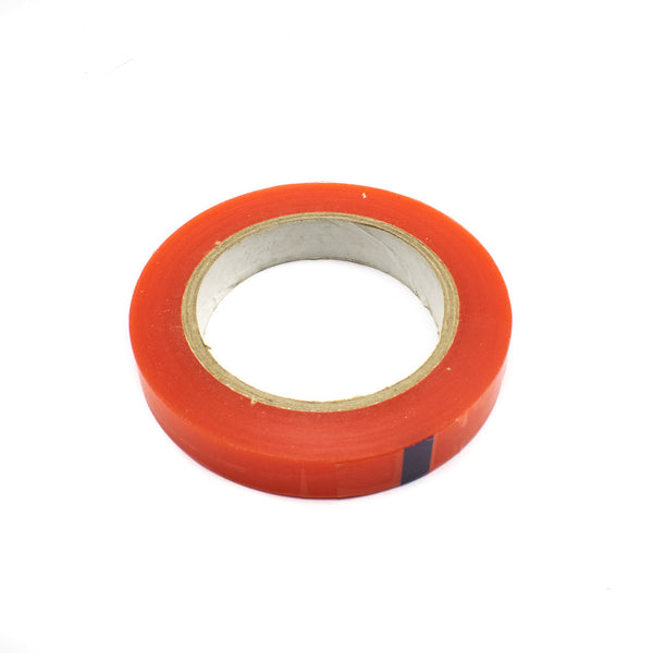 1 Inch Clear Double Sided Polyester Red Tape With PET protective film (25 Meter) - MirageGrove